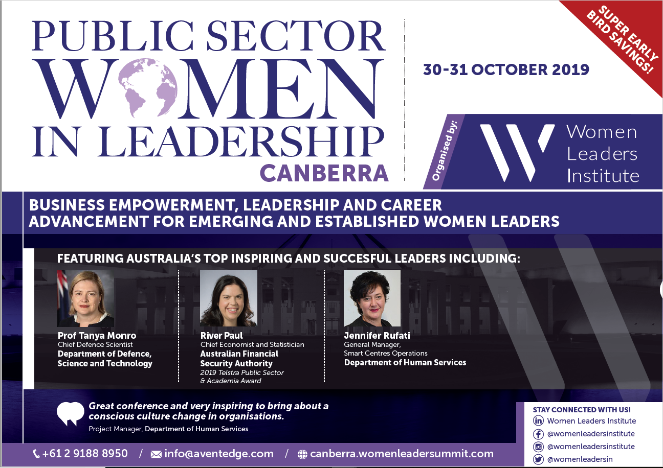 Public Sector Women in Leadership Summit Canberra